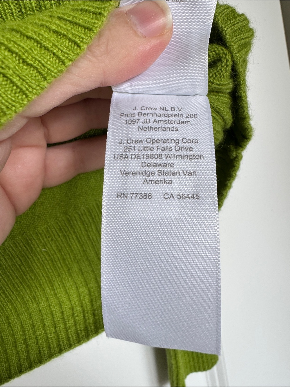 NWT J. CREW Women's Perfect Cashmere Cardigan August Peridot Size Extra Small XS - Picture 11 of 16